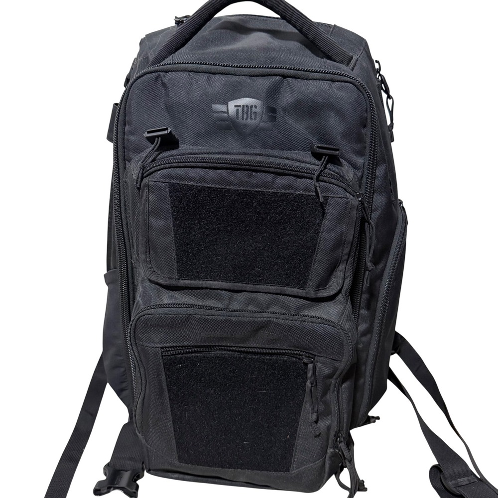 Tactical Baby Gear TBG Deuce 2.0 Diaper Bag Backpack Black Military MOLLE Mens